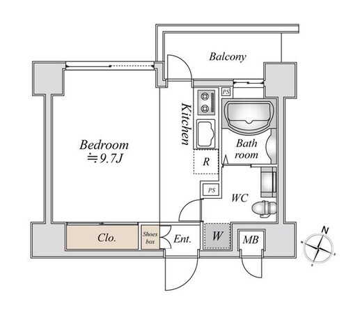 リエス千葉新宿の物件間取画像